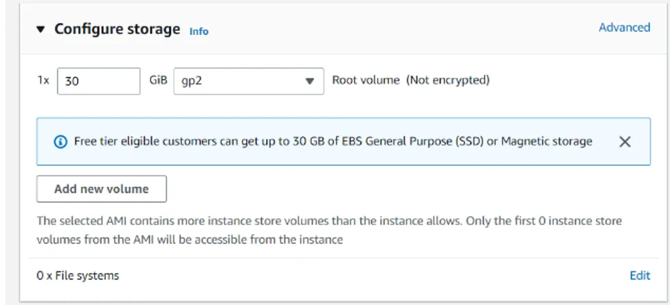 Configure Network &amp; Storage
